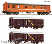 Roco 6600294 - 3-tlg. Set: Postwagen Postschnellzug, ÖBB