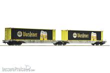 Roco 6600320 - Container-Doppeltragwagen