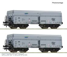 Roco 6600328 - 2-tlg. Set: Selbstentladewagen, CEMET