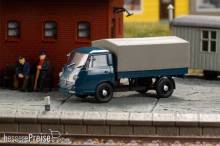 Minicar 66021 - Goliath Express 1100 Pritschenwagen mit Plane blaugrün