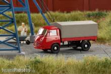 Minicar 66022 - Goliath Express 1100 Pritschenwagen mit Plane hellrot
