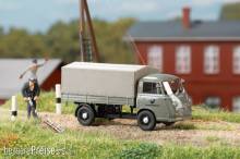 Minicar 66026 - Goliath Express 1100 Pritschenwagen mit Plane Fernmeldedienst