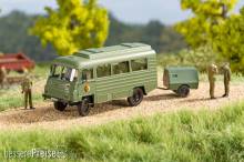 Minicar 66051 - Robur LO2002 Allrad NVA mit Kompressoranhänger