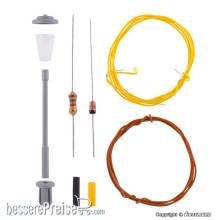 Viessmann 6621 - N Bausatz Straßenleuchte, LED weiß