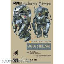 Hasegawa 664117 - 1/35 PKA Ausf. G Gustav & M Melusine, 2 Bausätze