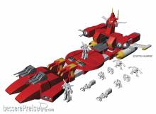 Hasegawa 664525 - 1/500 Walker Machine Xabungle IRONGEAR