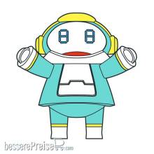Hasegawa 664790 - TINY MechatrWeGo, No 04, Patch-Set, Aqua Green &Lemon