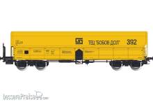 Albert Modell 665029 - Selbstentladewagen der Gattung Fals - Bahnverwaltung BG-TPPBD - Ep.VI - in gelber Farbgebung