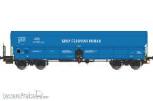 Albert Modell 665042 - Selbstentladewagen der Gattung Fals - Bahnverwaltung RO-GFR - Ep.VI - in blauer Farbgebung