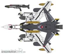 Hasegawa 665889 - 1/72 VF-0S GERWALK mit GHOST MACROSS ZERO