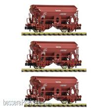 Fleischmann 6660071 - 3-tlg. Set: Schwenkdachwagen, DR