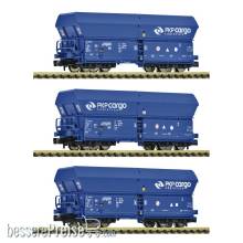 Fleischmann 6660086 - 3-tlg. Set: Selbstentladewagen, PKP Cargo