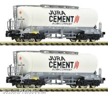 Fleischmann 6660090 - 2-tlg. Set: Silowagen, Wascosa/Jura Cement