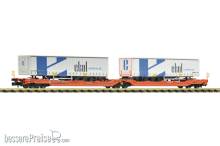 Fleischmann 6660104 - Doppeltaschen-Gelenkwagen T3000e, Wascosa