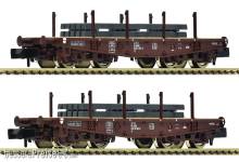 Fleischmann 6660135 - 2-tlg. Set: Schwerlast-Flachwagen, ÖBB