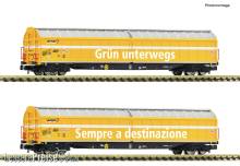 Fleischmann 6660155 - 2-tlg. Set: Großraum-Schiebewandwagen, Wascosa
