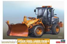 Hasegawa 666102 - 1/35 Hitachi Radlader ZW100-6 mit Schneepflug
