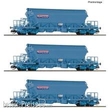 Roco 6680031 - 3-tlg. Set: Kaliwagen, NACCO
