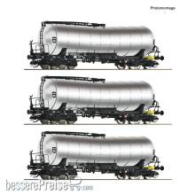 Roco 6680032 - 3-tlg. Set: Knickkesselwagen, DR