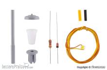 Viessmann 6721 - H0 Bausatz Straßenleuchte, LED weiß