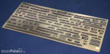 Hasegawa 672149 - 1/350 Hikawamaru Detail Up Etching Parts Basic