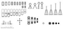 Hasegawa 672173 - 1/700 Japanische Schiffe, Aufrüstteile Set B
