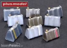 Plus model DP3007 - 1:35 German triangular canisters