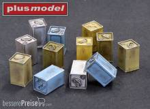 Plus model DP3012 - 1:35 British canisters Flimsy late