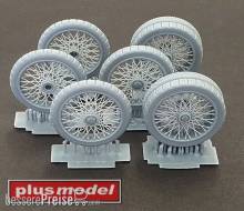 Plus model DP3016 - 1:35 Wheels set for Lanchester