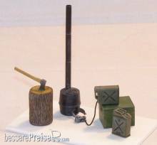 Plus model 419 - U.S. Military tent stovw M-1941 in 1:35