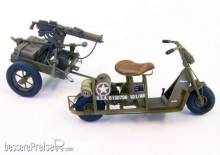 Plus model 439 - U.S. airborne scooter with machine gun in 1:35