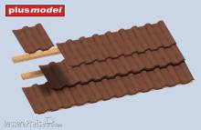 Plus model 566 - Roof tiles corrugated 84 pcs