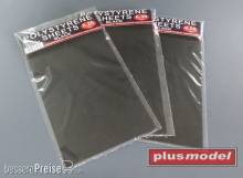 Plus model 576 - Polystyrene sheets black 0,5