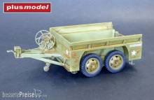 Plus model 596 - US trailer M13 tandem axle