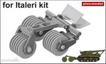 Plus model 599 - T1E1 US Mine exploder for Sherman - Italeri