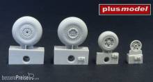 Plus model AL4024 - 1:48 B-26 Marauder wheels late growed