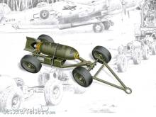 Plus model AL4055 - 1:48 Bomb trailer Mk 2