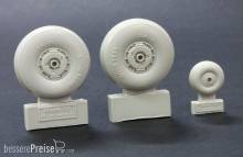 Plus model AL4066 - C-47 Skytrain wheels with cover in 1:48