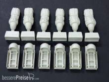 Plus model AL4069 - C-47 Skytrain racks for supply containers in 1:48