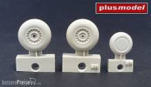 Plus model AL4093 - 1:48 B-26 Marauder wheels early growed