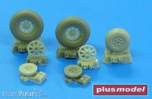 Plus model AL4098 - 1:48 Mig-15 wheels