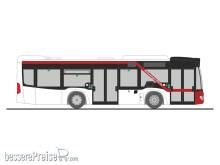 Rietze 67948 - Mercedes-Benz Citaro K ´12 Uckermärkische Verkehrsgesellschaft, 1:87
