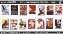 Plus model 4 - Propaganda Poster Gemischt Deutsch, Englisch, USA, Russisch. in 1:35