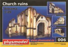 Plus model 6 - Kirchenruine WW II Keramik. in 1:35