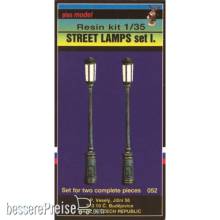 Plus model 52 - Straßenlampen - Set 1 in 1:35