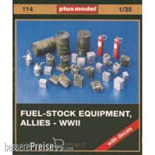 Plus model 114 - Tanklager Zubehör Alliierte WW II in 1:35