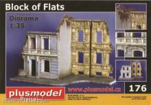 Plus model 176 - Häuserblock Ruinen in 1:35