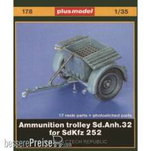 Plus model 178 - Sd. Anh. 32 Munitionsanhänger für SdKfz. 252 in 1:35