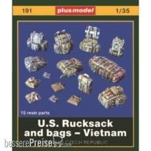 Plus model 191 - U.S. Rucksäcke und Taschen - Vietnam in 1:35