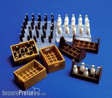 Plus model 221 - Flaschen und Kästen Milch und Limonade in 1:35